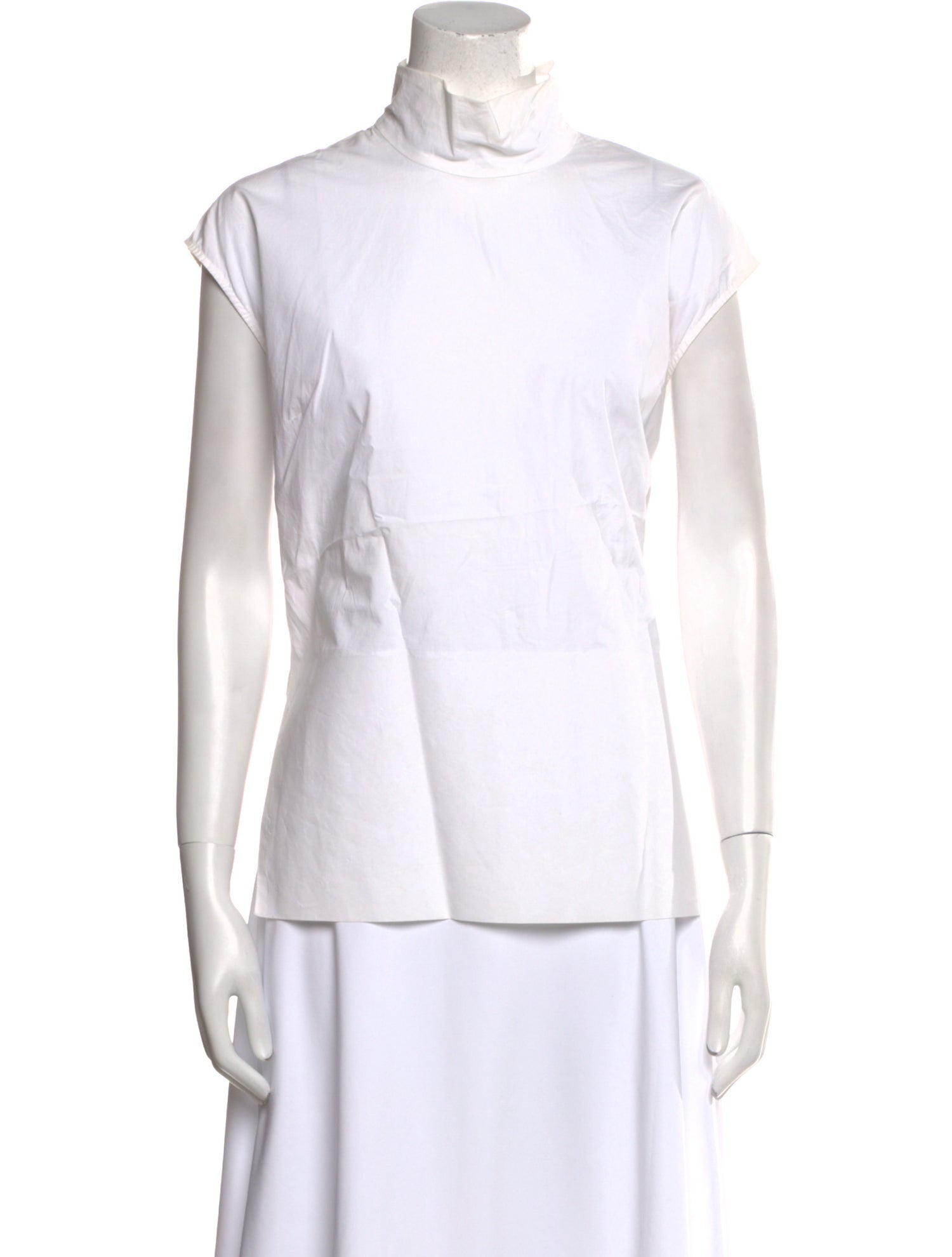 Rachel Comey Mock Neck Short Sleeve Top