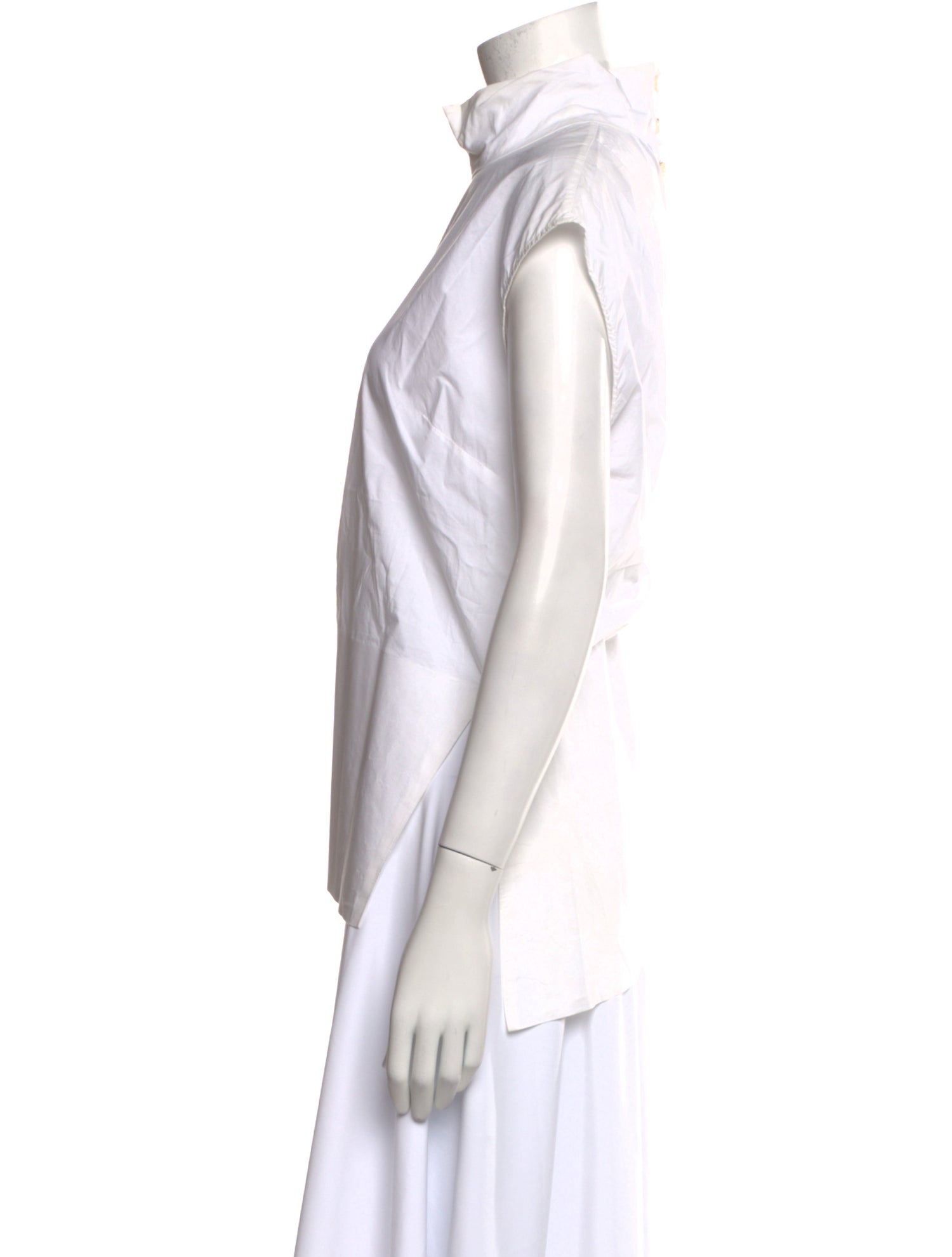 Rachel Comey Mock Neck Short Sleeve Top