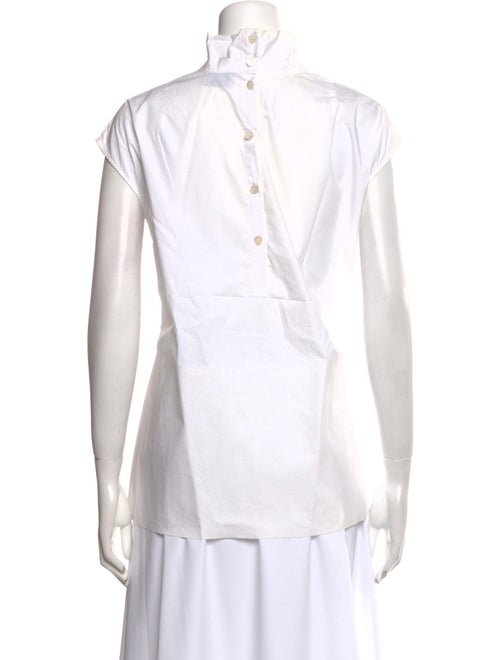 Rachel Comey Mock Neck Short Sleeve Top