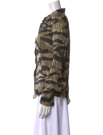 Rachel Comey Printed Long Sleeve Blouse