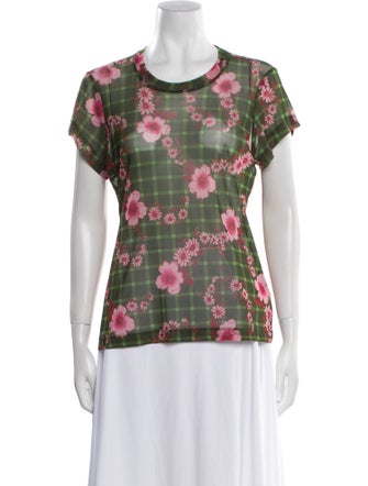 Rachel Comey Floral Print Crew Neck T-Shirt