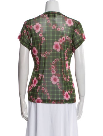 Rachel Comey Floral Print Crew Neck T-Shirt