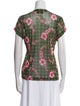 Rachel Comey Floral Print Crew Neck T-Shirt