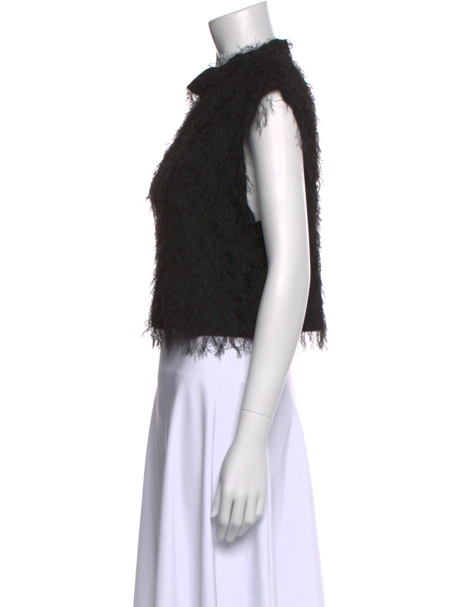 Rachel Comey Mock Neck Sleeveless Crop Top