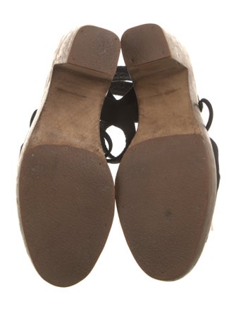 Rachel Comey Leather Grosgrain Trim Slingback Sandals