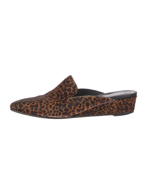Rachel Comey Ponyhair Animal Print Mules