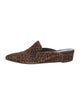 Rachel Comey Ponyhair Animal Print Mules