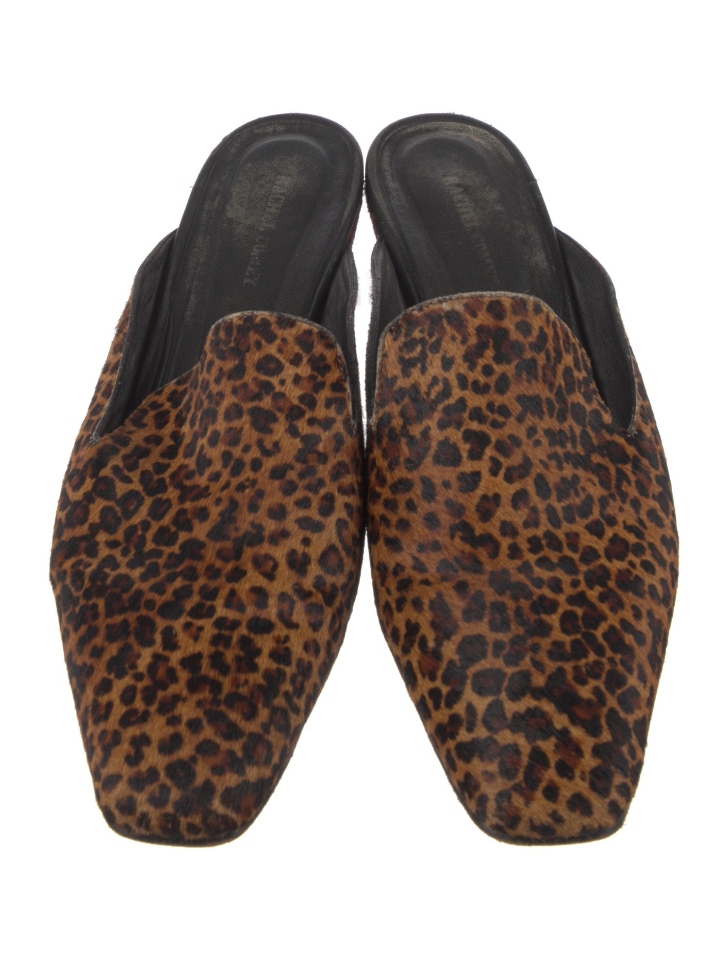 Rachel Comey Ponyhair Animal Print Mules