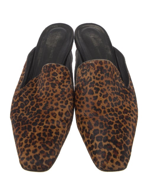 Rachel Comey Ponyhair Animal Print Mules