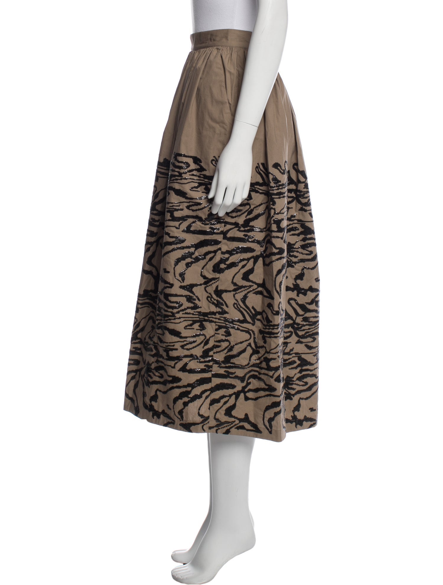 Rachel Comey Printed Midi Length Skirt w/ Tags