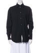 Rachel Comey Virgin Wool Long Sleeve Button-Up Top