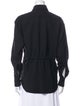 Rachel Comey Virgin Wool Long Sleeve Button-Up Top
