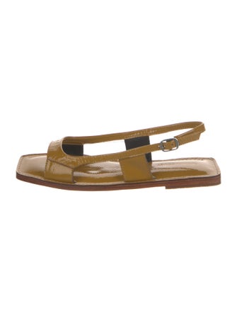 Rachel Comey Patent Leather Slingback Sandals