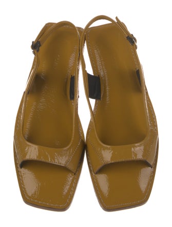 Rachel Comey Patent Leather Slingback Sandals
