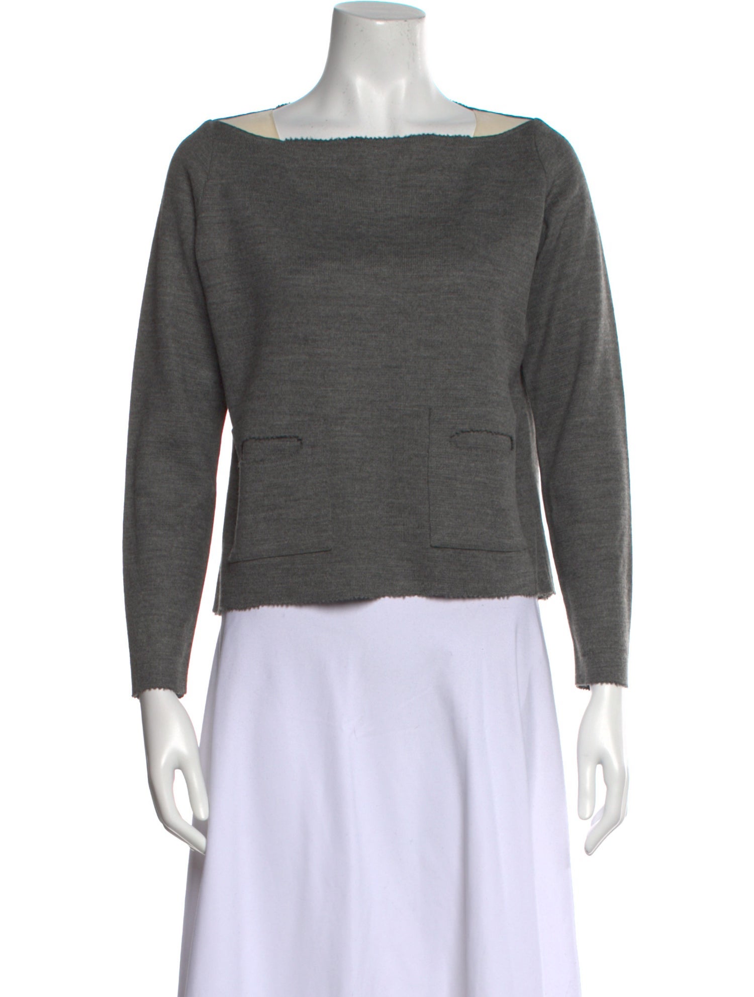 Rachel Comey Bateau Neckline Three-Quarter Sleeve Top