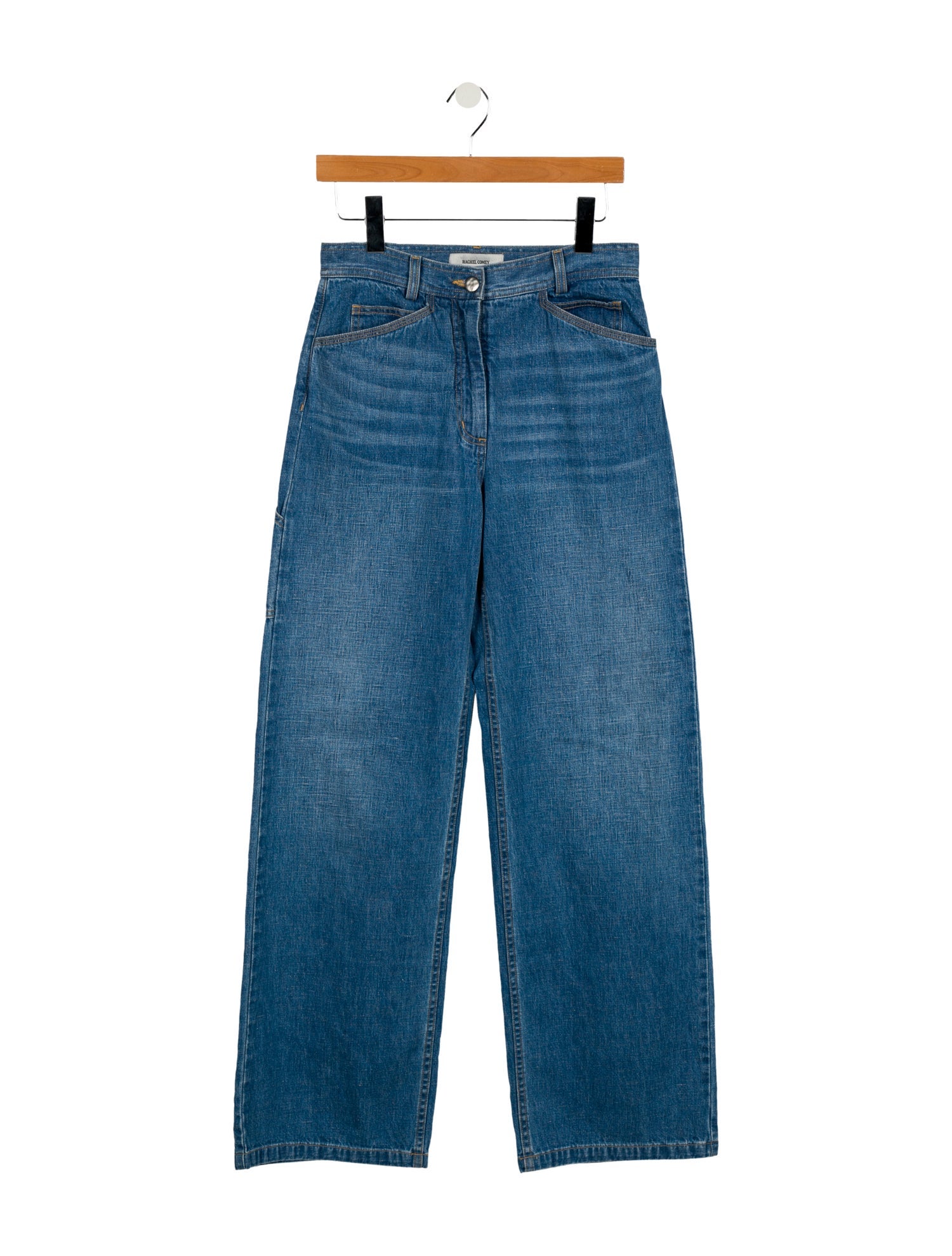 Rachel Comey Mid-Rise Wide Leg Jeans