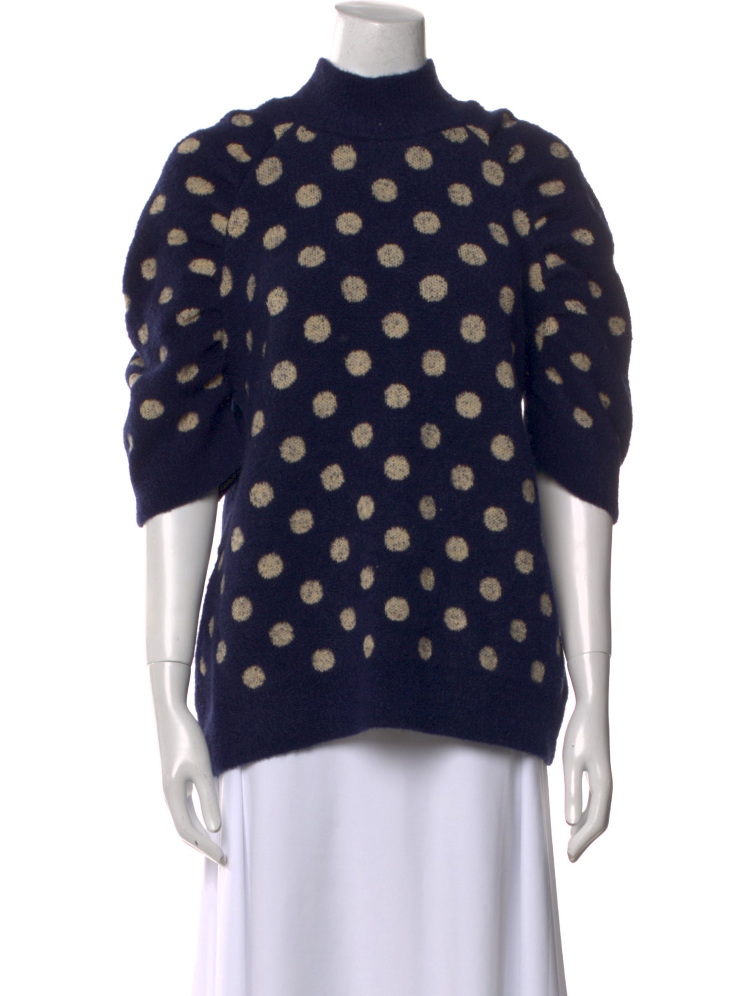 Rachel Comey Polka Dot Print Turtleneck Sweater w/ Tags