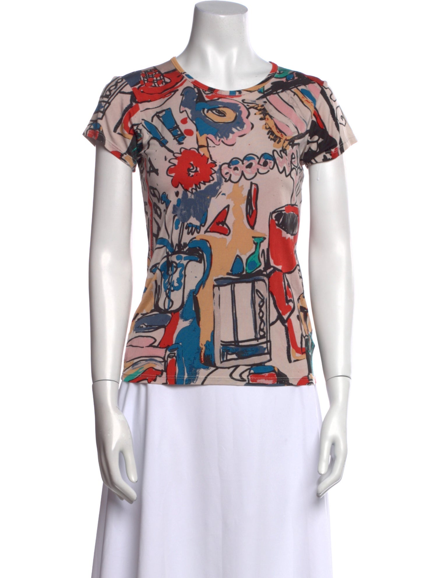 Rachel Comey Silk Printed T-Shirt