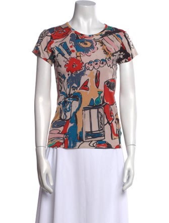 Rachel Comey Silk Printed T-Shirt
