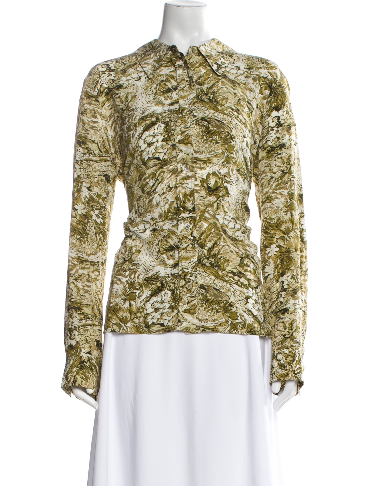 Rachel Comey Printed Mock Neck Top