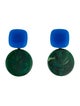 Rachel Comey Acrylic 'Arc' Drop Earrings