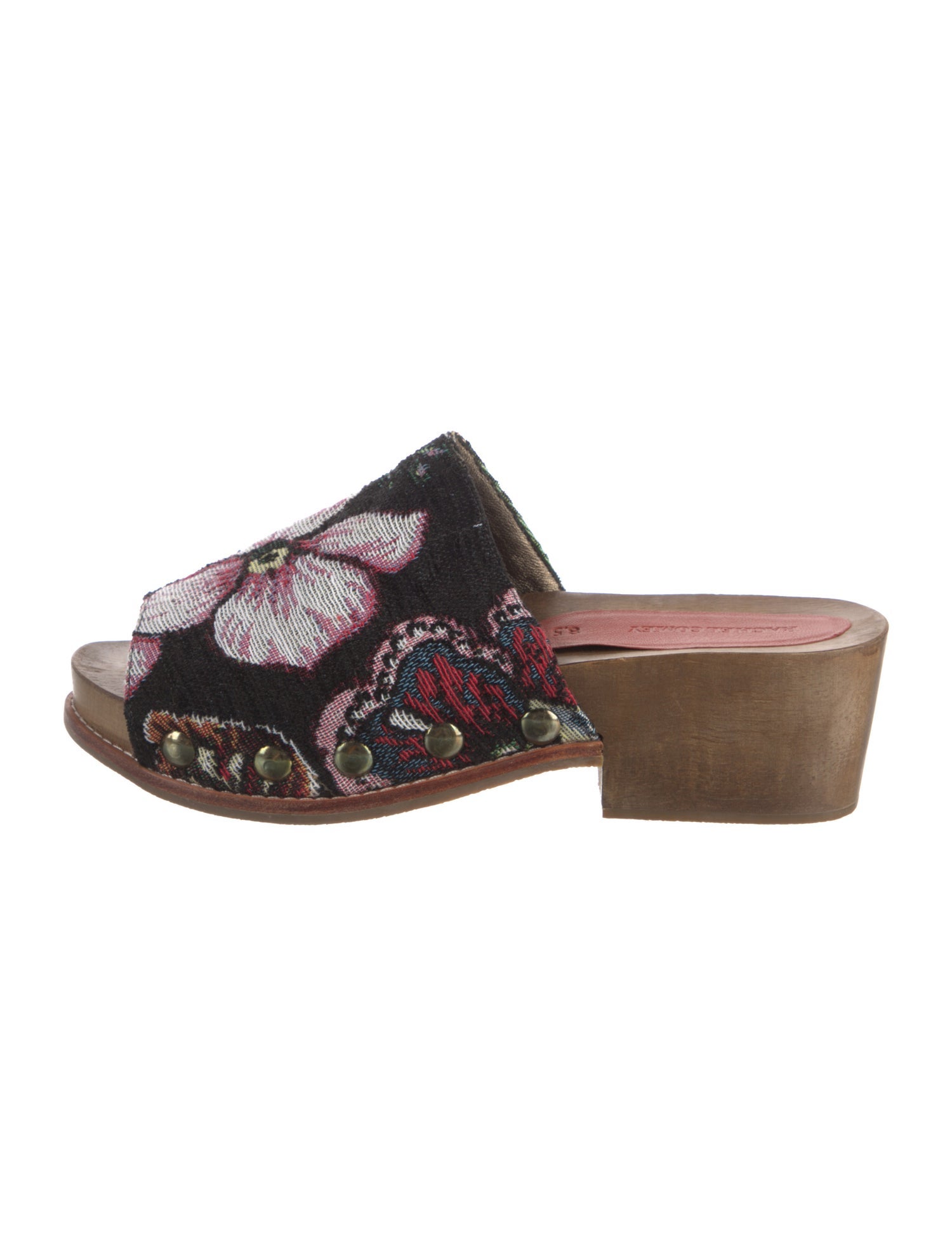 Rachel Comey Canvas Floral Print Mules