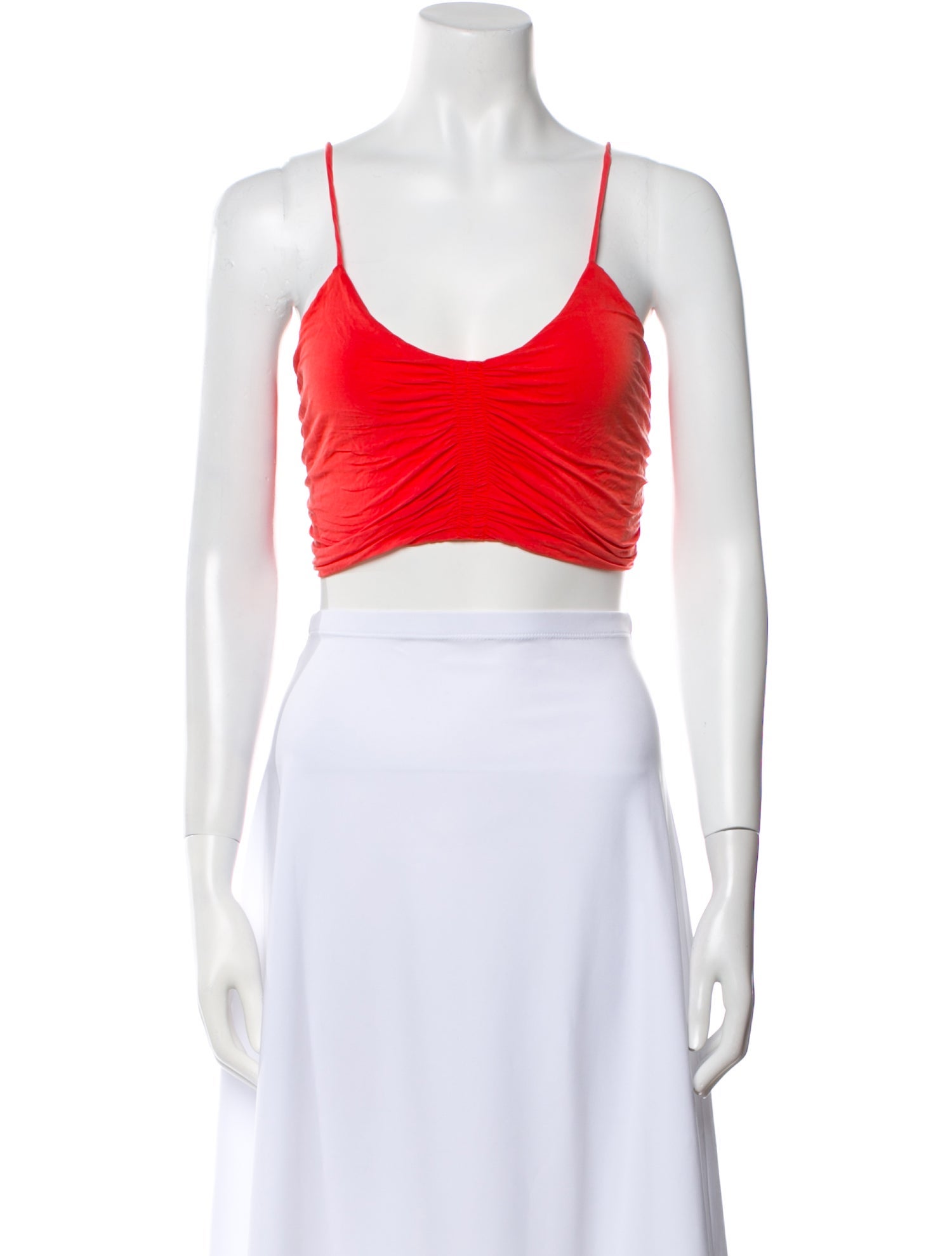 Rachel Comey Scoop Neck Sleeveless Crop Top