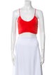 Rachel Comey Scoop Neck Sleeveless Crop Top