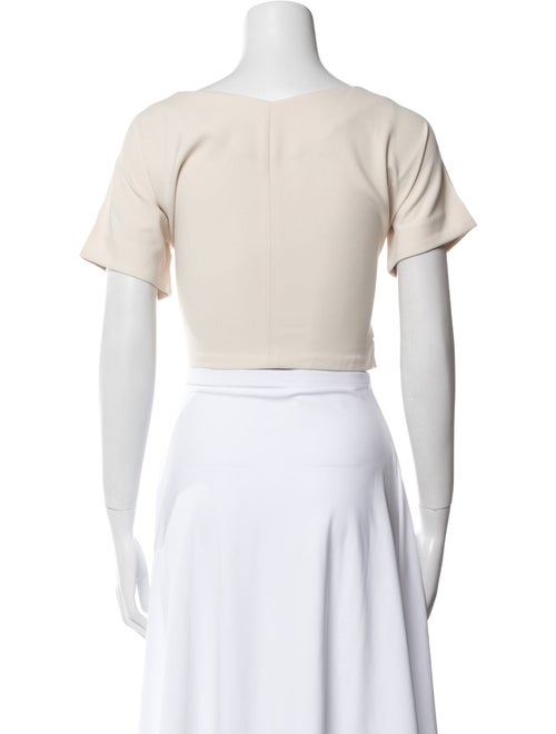 Rachel Comey V-Neck Short Sleeve Crop Top