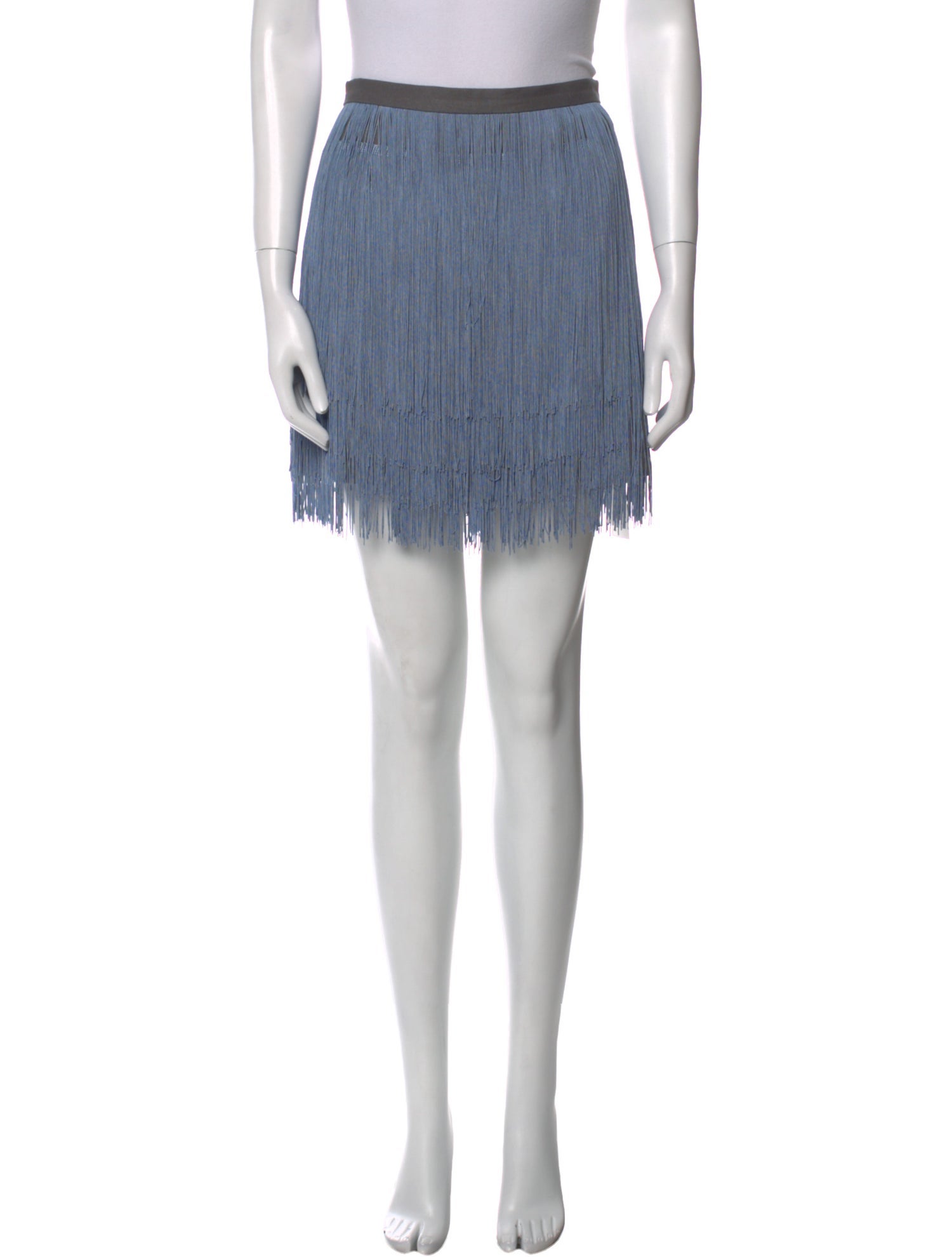 Rachel Comey Fringe Trim Accent Mini Skirt