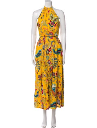 Rachel Comey Floral Print Long Dress