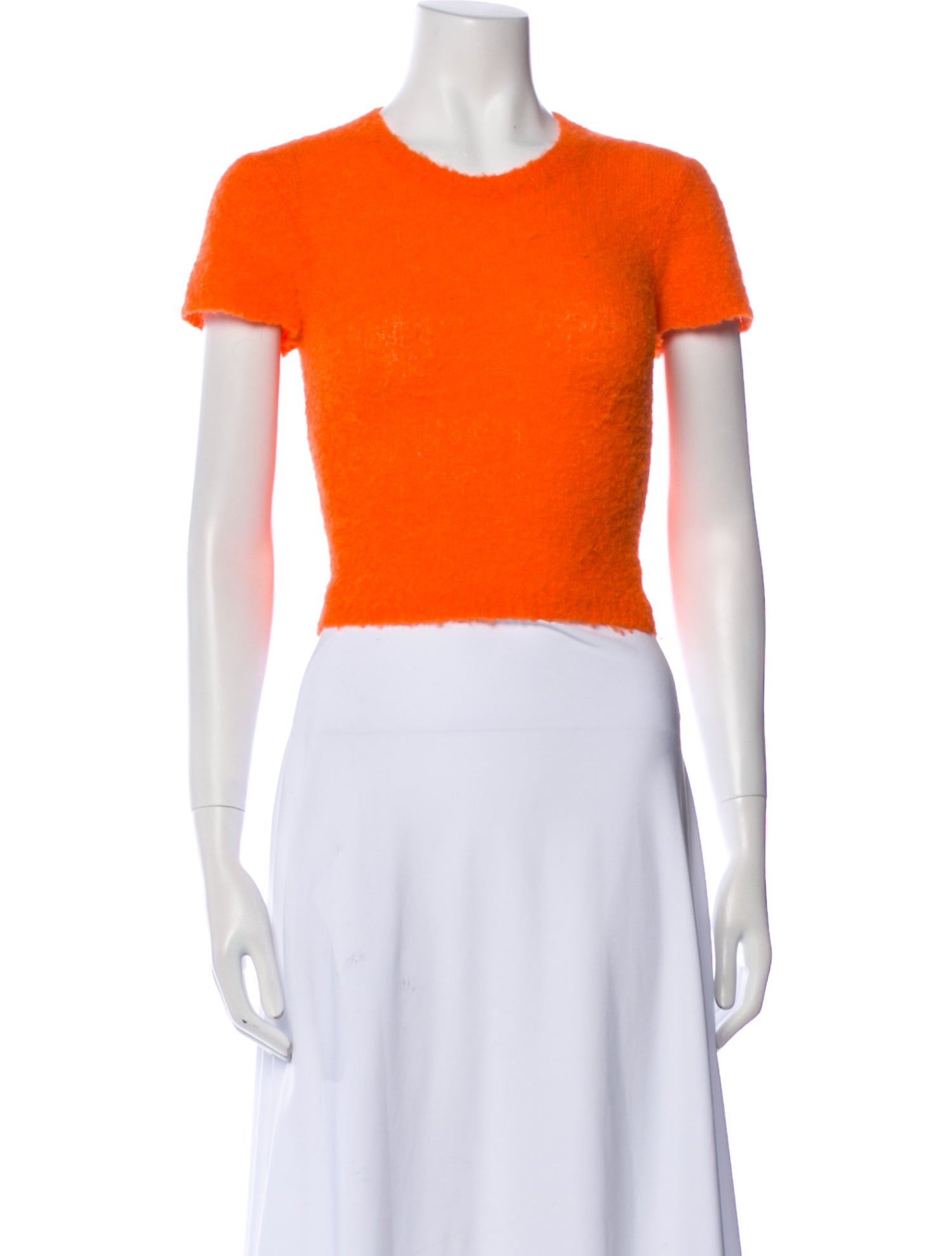 Rachel Comey Alpaca Crew Neck Crop Top