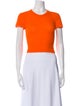 Rachel Comey Alpaca Crew Neck Crop Top