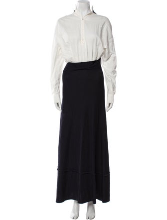 Rachel Comey Mock Neck Long Dress