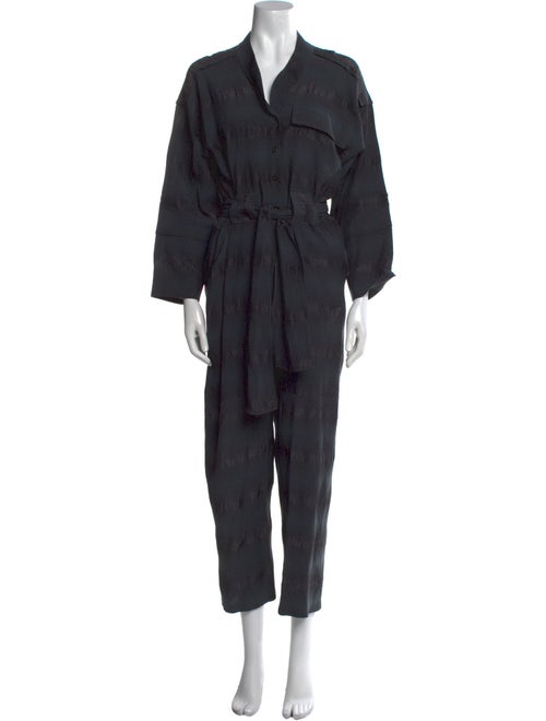 Rachel Comey Silk V-Neck Jumpsuit