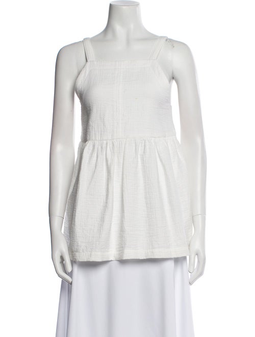 Rachel Comey Square Neckline Sleeveless Top