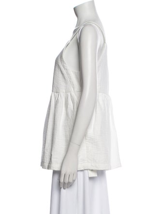 Rachel Comey Square Neckline Sleeveless Top