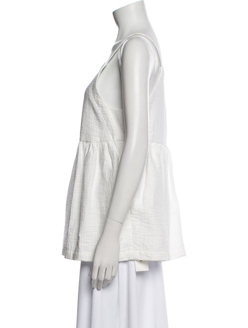 Rachel Comey Square Neckline Sleeveless Top