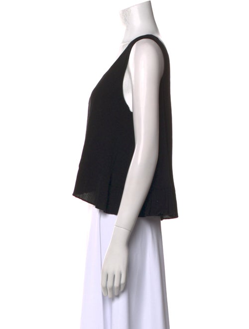 Rachel Comey Scoop Neck Sleeveless Crop Top