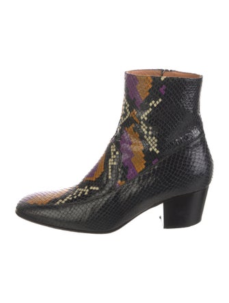 Rachel Comey Embossed Leather Animal Print Boots
