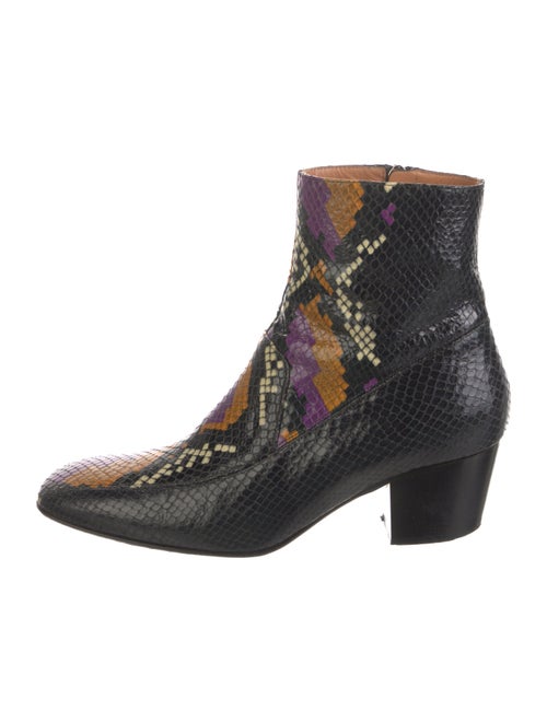 Rachel Comey Embossed Leather Animal Print Boots