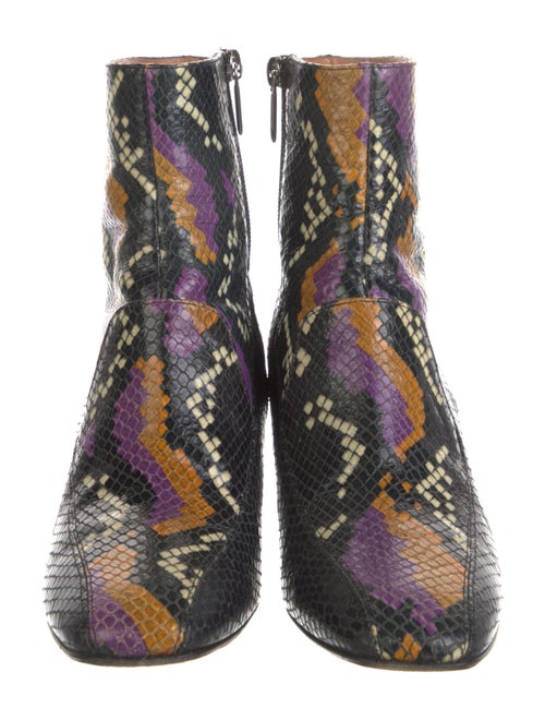 Rachel Comey Embossed Leather Animal Print Boots