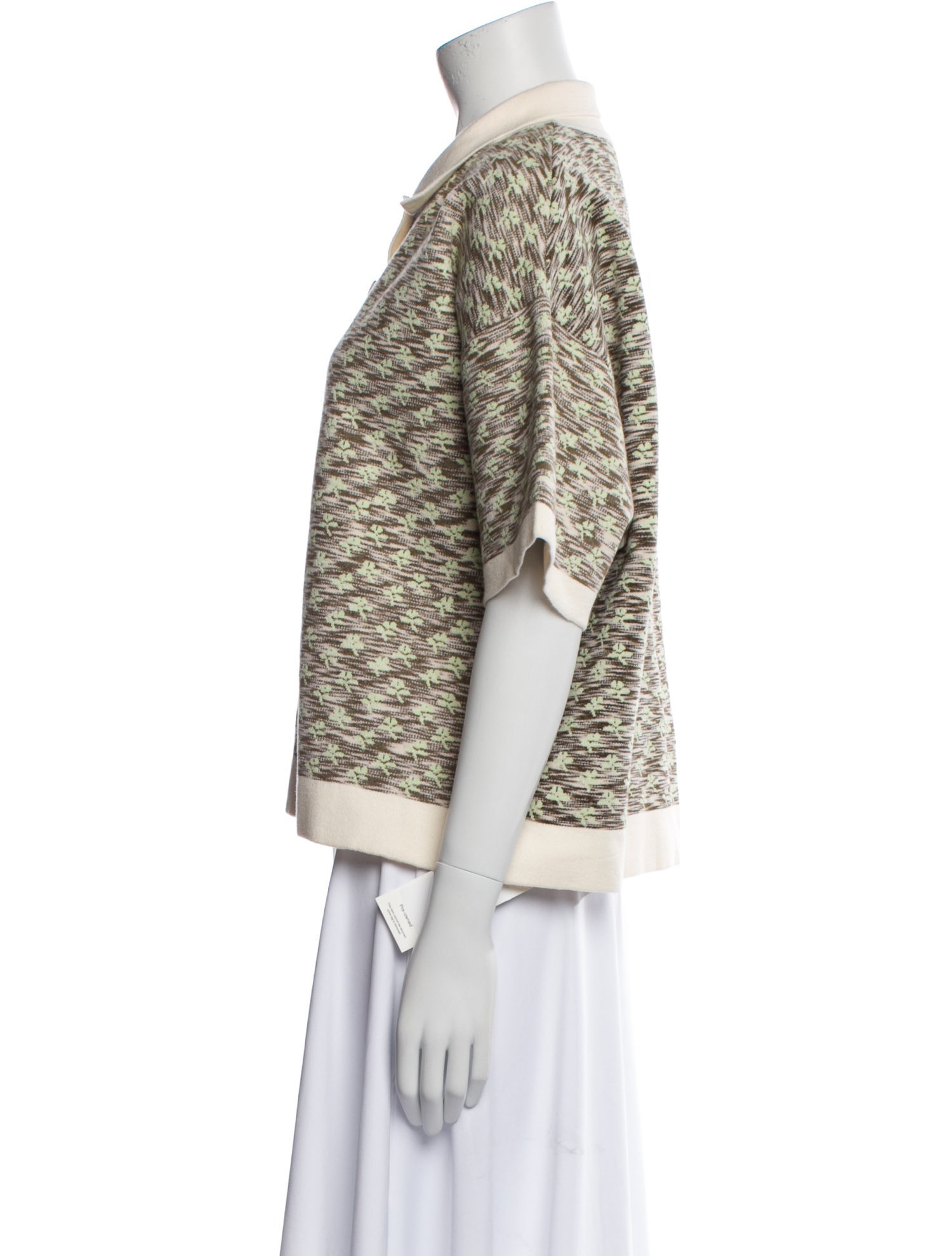 Rachel Comey Printed Short Sleeve Polo