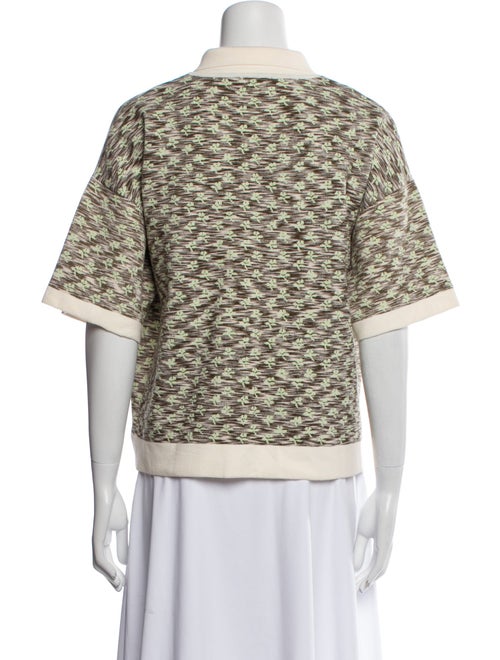 Rachel Comey Printed Short Sleeve Polo