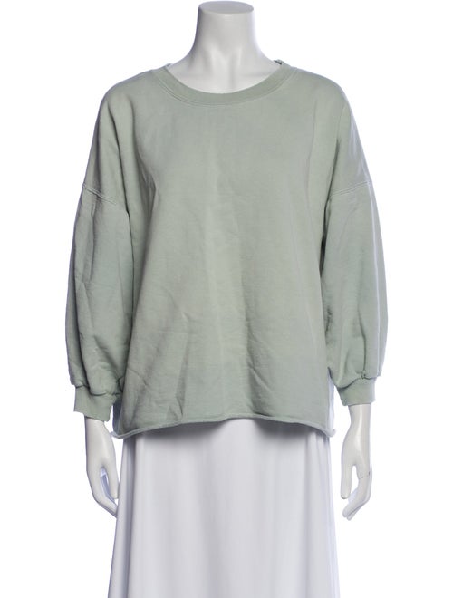 Rachel Comey Crew Neck Three-Quarter Sleeve Sweatshirt