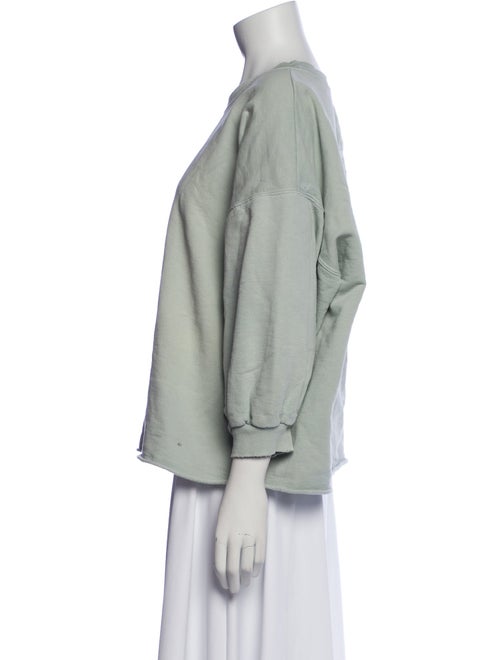 Rachel Comey Crew Neck Three-Quarter Sleeve Sweatshirt