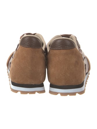 Rachel Comey Suede Colorblock Pattern Sneakers