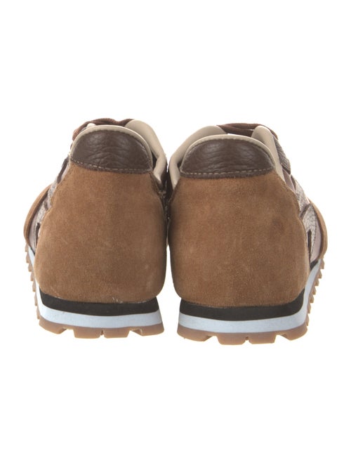 Rachel Comey Suede Colorblock Pattern Sneakers