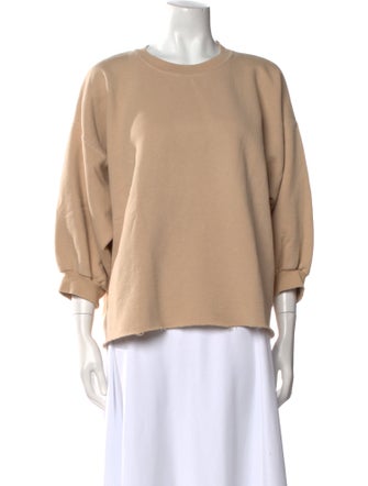 Rachel Comey Crew Neck Three-Quarter Sleeve Sweatshirt
