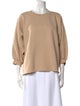 Rachel Comey Crew Neck Three-Quarter Sleeve Sweatshirt